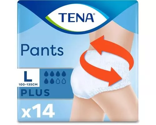 Tena Pants Plus, підгузки для дорослих, розмір L, №14 | Farmaco.ua Tena Pants Plus, підгузки для дорослих, розмір L, №14 | интернет-аптека Farmaco.ua