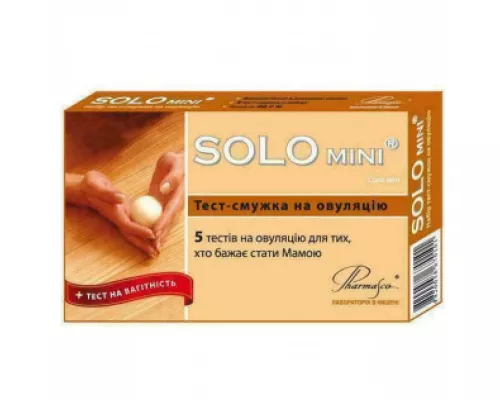 Тест для определения овуляции Соло, мини, №5 | интернет-аптека Farmaco.ua