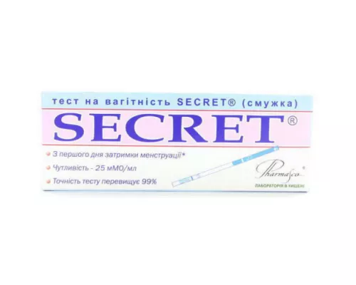 Secret №1, тест для визначення вагітності | интернет-аптека Farmaco.ua
