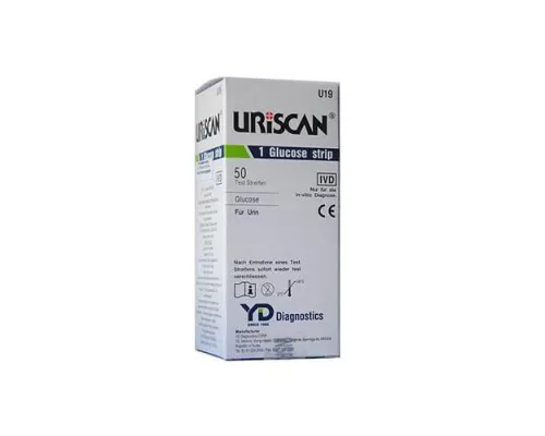 Urisan U19, тест-полоски, для определения глюкозы в моче, №50 | интернет-аптека Farmaco.ua