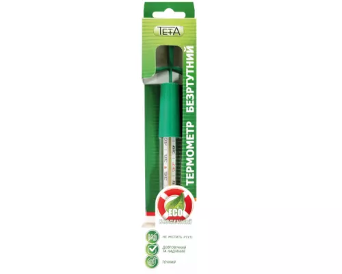 Teta, термометр медицинский стеклянный безртутный, №1 | интернет-аптека Farmaco.ua