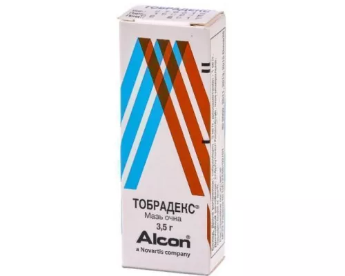 Тобрадекс®, мазь очна, туба 3.5 г, №1 | интернет-аптека Farmaco.ua