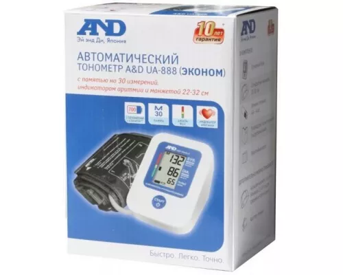 UA-888E, тонометр, автоматический, со стандартной манжетой | интернет-аптека Farmaco.ua