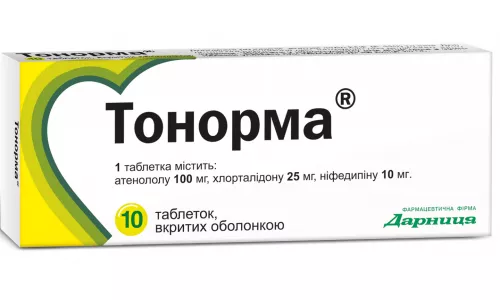 Тонорма, таблетки, №10 | интернет-аптека Farmaco.ua