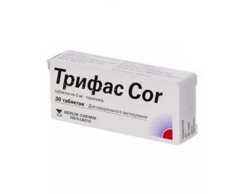 Трифас COR, таблетки, 5 мг, №30 | интернет-аптека Farmaco.ua