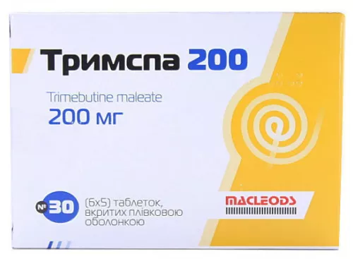 Тримспа, таблетки вкриті плівковою оболонкою, 200 мг, №30 | интернет-аптека Farmaco.ua