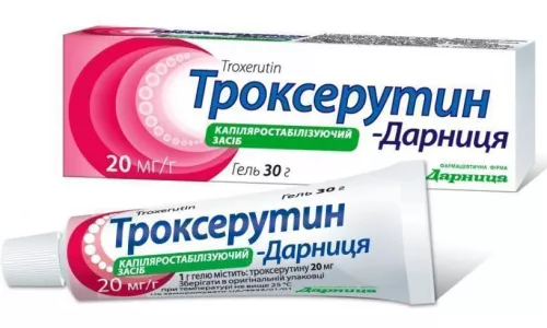 Троксерутин-Дарница, гель, 30 г | интернет-аптека Farmaco.ua