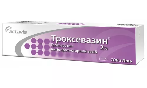 Троксевазин®, гель, для наружного применения, туба 100 г, 2% | интернет-аптека Farmaco.ua