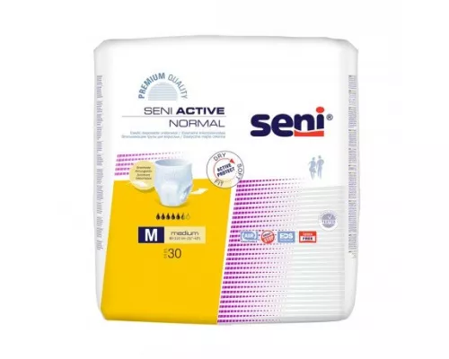 Seni Active Normal, подгузники-трусы для взрослых, размер M, тип 2, №30 | интернет-аптека Farmaco.ua