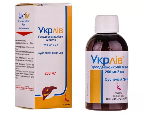 Укрлив, суспензия оральная, флакон 200 мл, 250 мг/5 мл | интернет-аптека Farmaco.ua