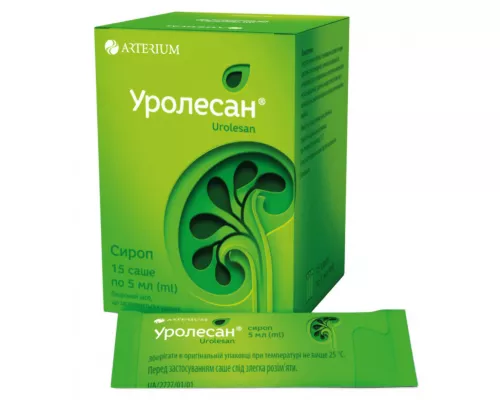Уролесан, сироп, саше 5 мл, №15 | Farmaco.ua Уролесан, сироп, саше 5 мл, №15 | интернет-аптека Farmaco.ua