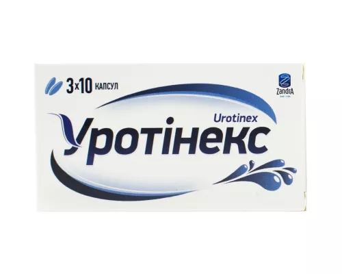 Уротінекс, капсули 425 мг, №30 | интернет-аптека Farmaco.ua