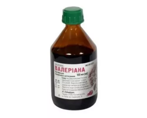 Валеріани настойка, флакон скляний, 100 мл | интернет-аптека Farmaco.ua