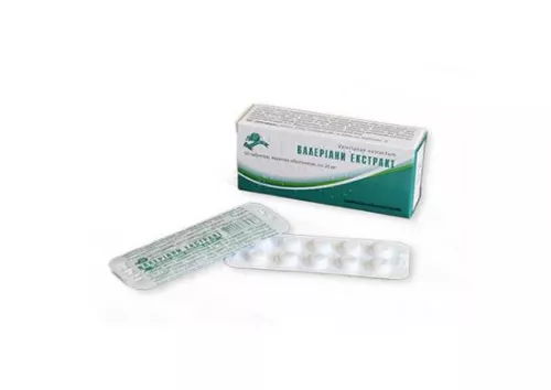 Валеріани екстракт, таблетки, 0.02 г, №50 | интернет-аптека Farmaco.ua