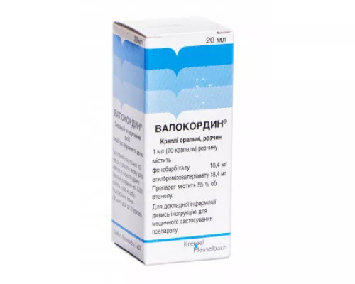 Валокордин®, краплі, 20 мл | интернет-аптека Farmaco.ua