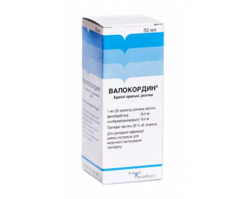 Валокордин®, краплі, 50 мл | интернет-аптека Farmaco.ua