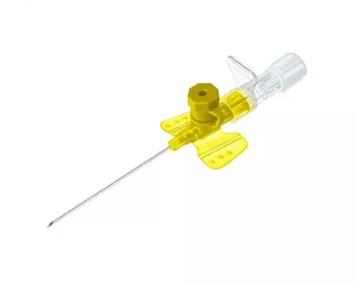Vasofix Safety Pur, канюля внутривенная, жёлтая, 0.7х19 мм, 3/4, 24G | интернет-аптека Farmaco.ua