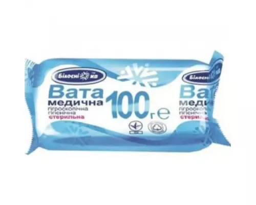 Белоснежка, вата, стерильная, ролик 100 г | интернет-аптека Farmaco.ua