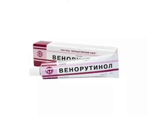 Венорутинол, гель, туба 40 г | интернет-аптека Farmaco.ua