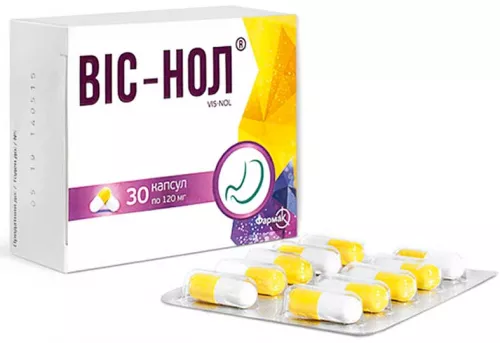Вис-нол®, капсулы 120 мг, №30 | интернет-аптека Farmaco.ua