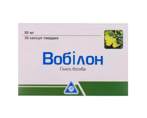 Вобілон, капсули 80 мг, №30 | интернет-аптека Farmaco.ua