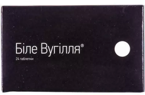 Уголь Белый®, таблетки, 210 мг, №24 | интернет-аптека Farmaco.ua