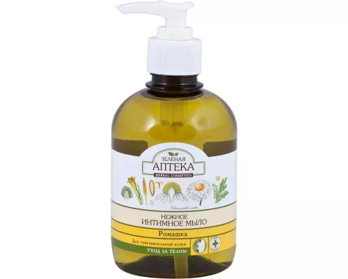 Зелёная Аптека Ромашка, мыло для интимной гигиены, для чувствительной кожи, 370 мл | интернет-аптека Farmaco.ua