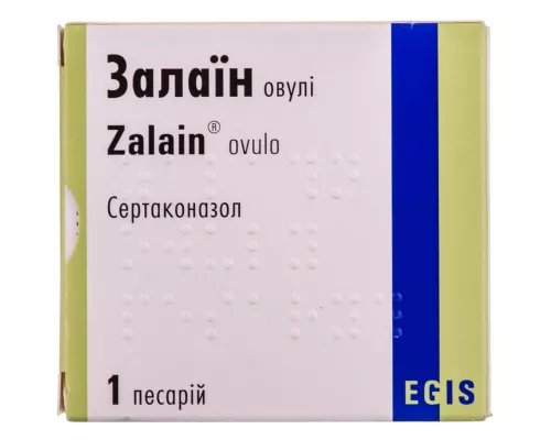Залаин овули, пессарии 0.3 г, №1 | интернет-аптека Farmaco.ua