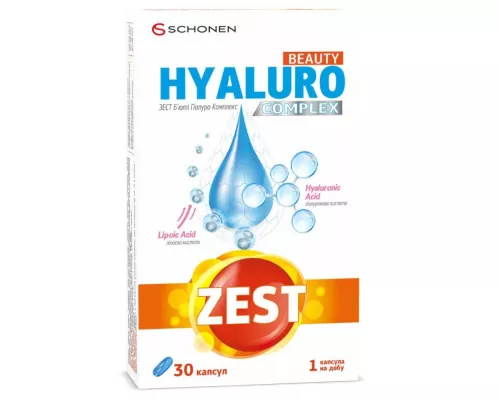 Zest Б'юті Гіалуро, комплекс, капсули, №30 | интернет-аптека Farmaco.ua