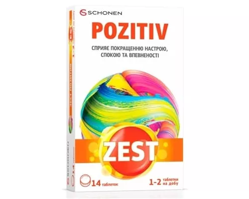 Zest Позитив, таблетки, №14 | Farmaco.ua Zest Позитив, таблетки, №14 | интернет-аптека Farmaco.ua