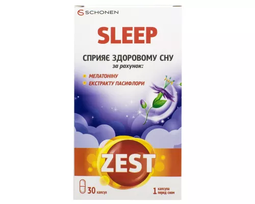 Zest Sleep, капсули, №30 | интернет-аптека Farmaco.ua