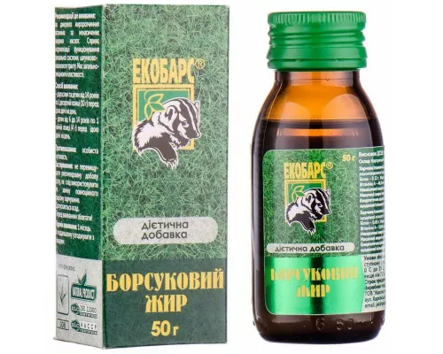 Жир борсуковий, флакон 50 г | интернет-аптека Farmaco.ua