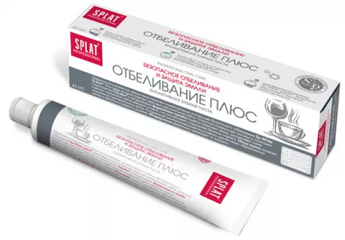 Splat Professional Whitening Plus, паста зубна, 40 мл | интернет-аптека Farmaco.ua
