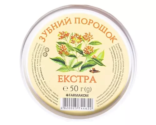 Зубной порошок Экстра, 50 г | Farmaco.ua Зубной порошок Экстра, 50 г | интернет-аптека Farmaco.ua